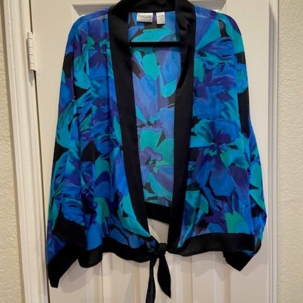 EUC Chico's Topper Sz 3